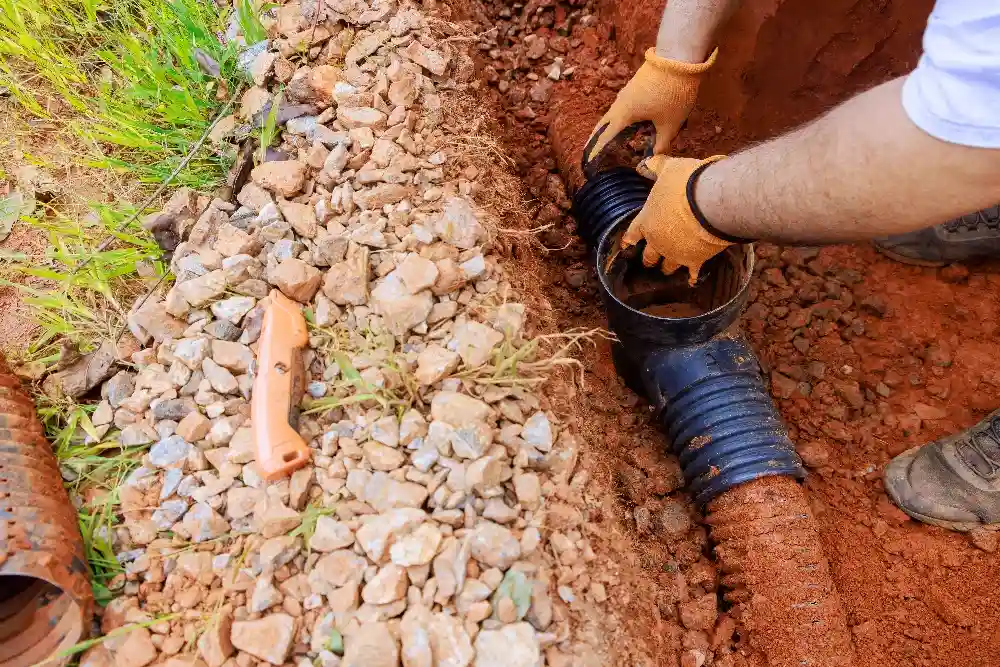 Professional drainage installation Memphis TN — expert contractors installing French drain system